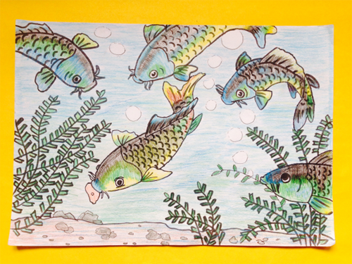 現外象湖校區(qū)開展《舞動畫筆 秀出自我》為主題的繪畫比賽活動