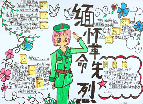 南昌現(xiàn)代外國語學校(象湖校區(qū))開展“手抄報比賽”主題教育活動