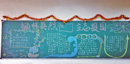 南昌現(xiàn)代外國語學校(象湖校區(qū))開展“黑板報評比”主題教育活動