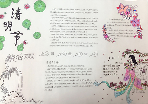 南昌現(xiàn)代外國語學(xué)校(象湖校區(qū)) 組織開展“我們的節(jié)日·清明”節(jié)日小報(bào)評比活動(dòng)